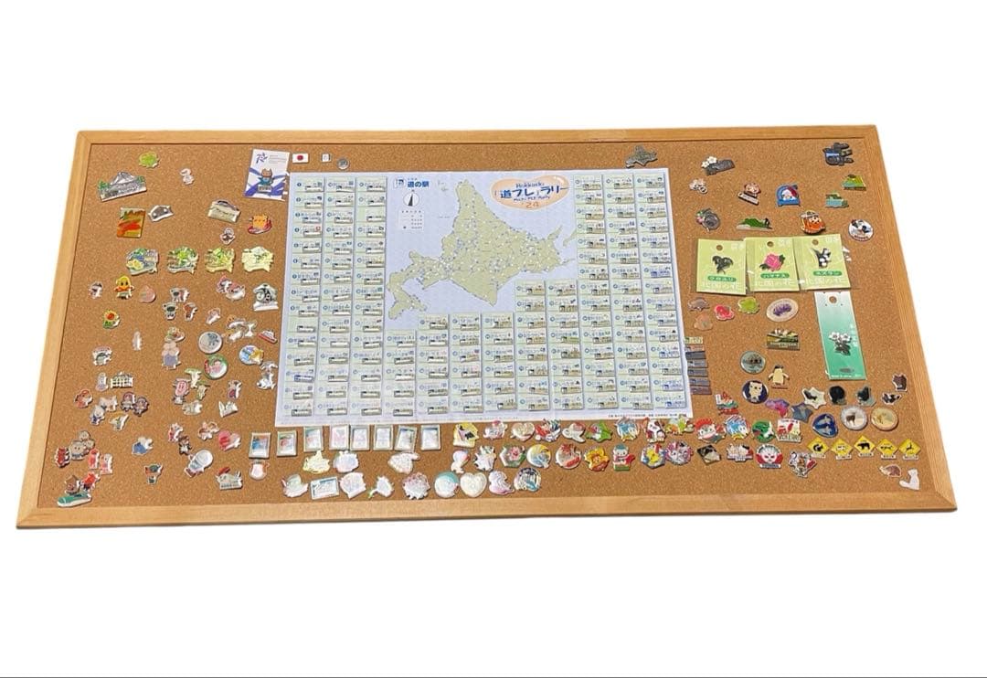 北海道 道の駅 ガチャピンズラリー2024 コンプリート ピンバッジ