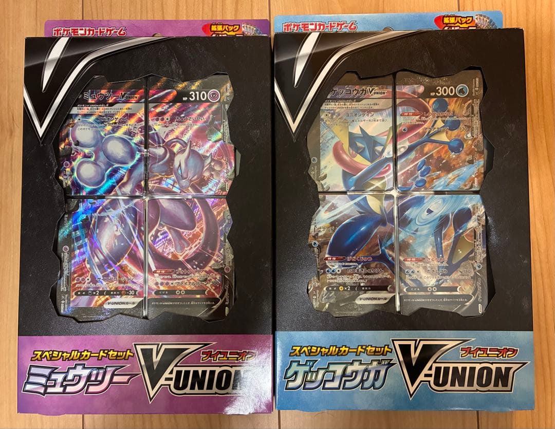 スペシャルカードセット ミュウツーVUNION & ゲッコウガVUNIONセット スペシャルカードセット ミュウツーV-UNION、スペシャルカードセット