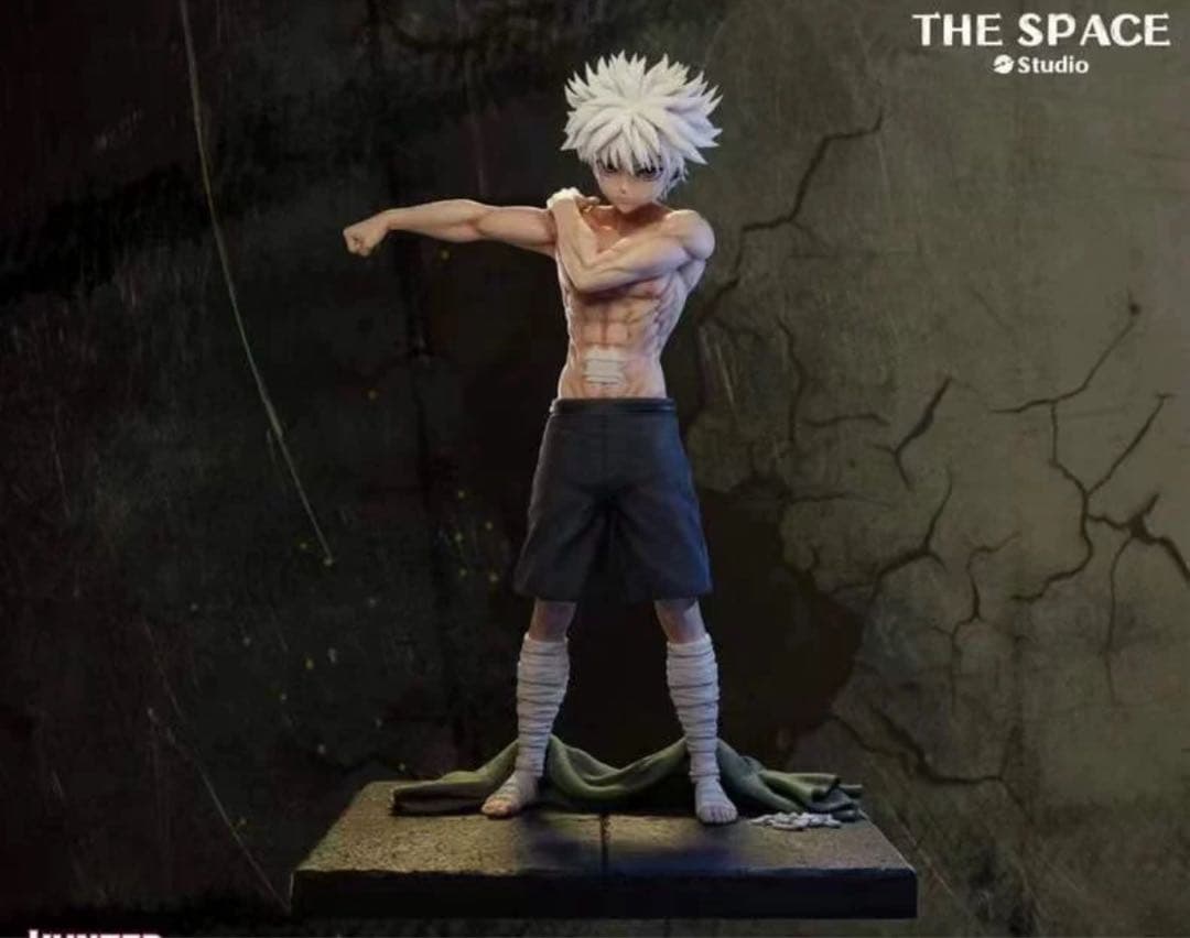 hunter×hunter キルア＝ゾルディック ガレージキット スタチュー⑧ Amazon.co.jp: キルア・ゾルディック フィギュア 1/6スケール 塗装済み