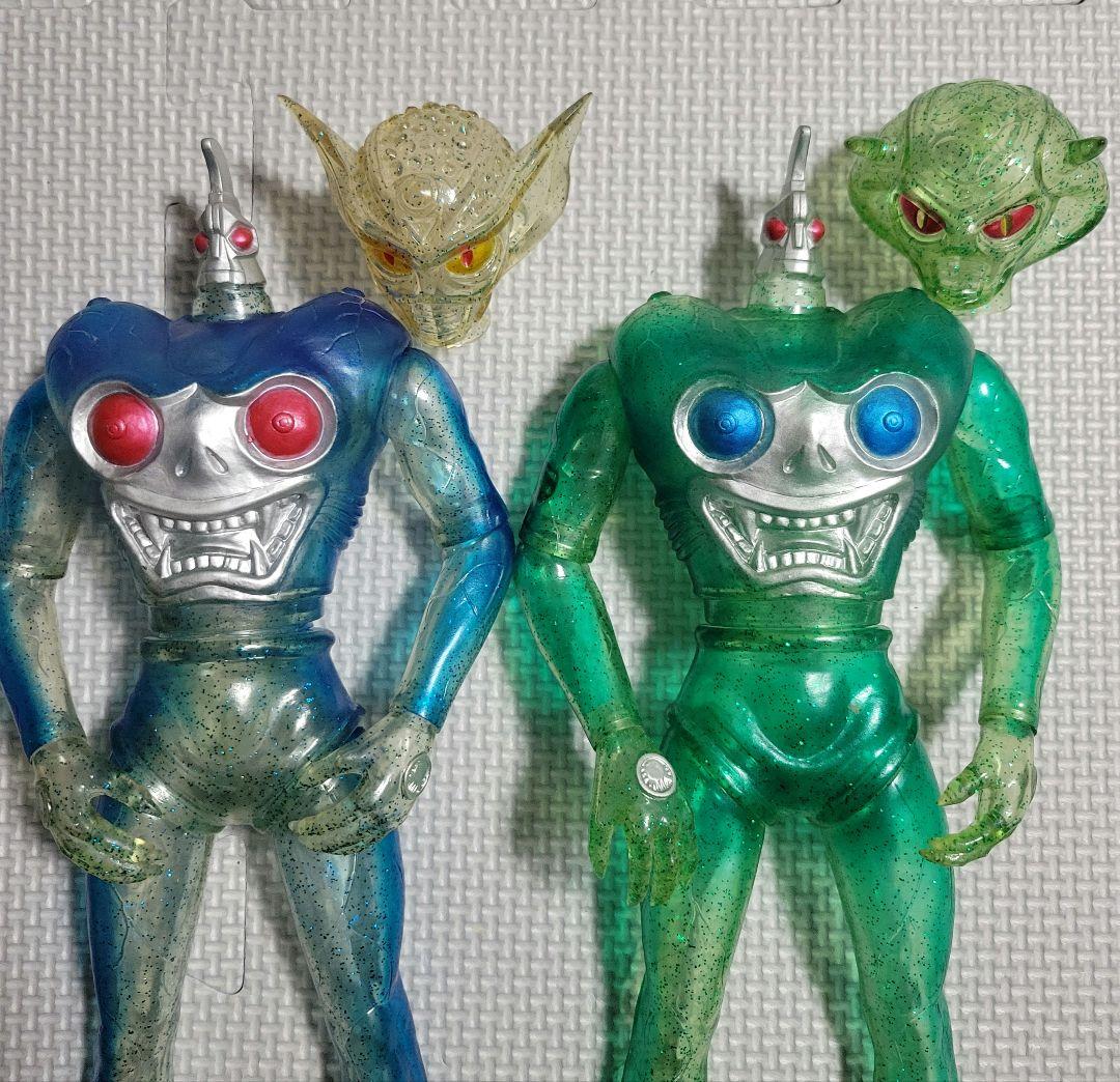 変身サイボーグ ワルグロ星人 宇宙人-Z ゾーン 宇宙人-0 ゼロス ソフビ