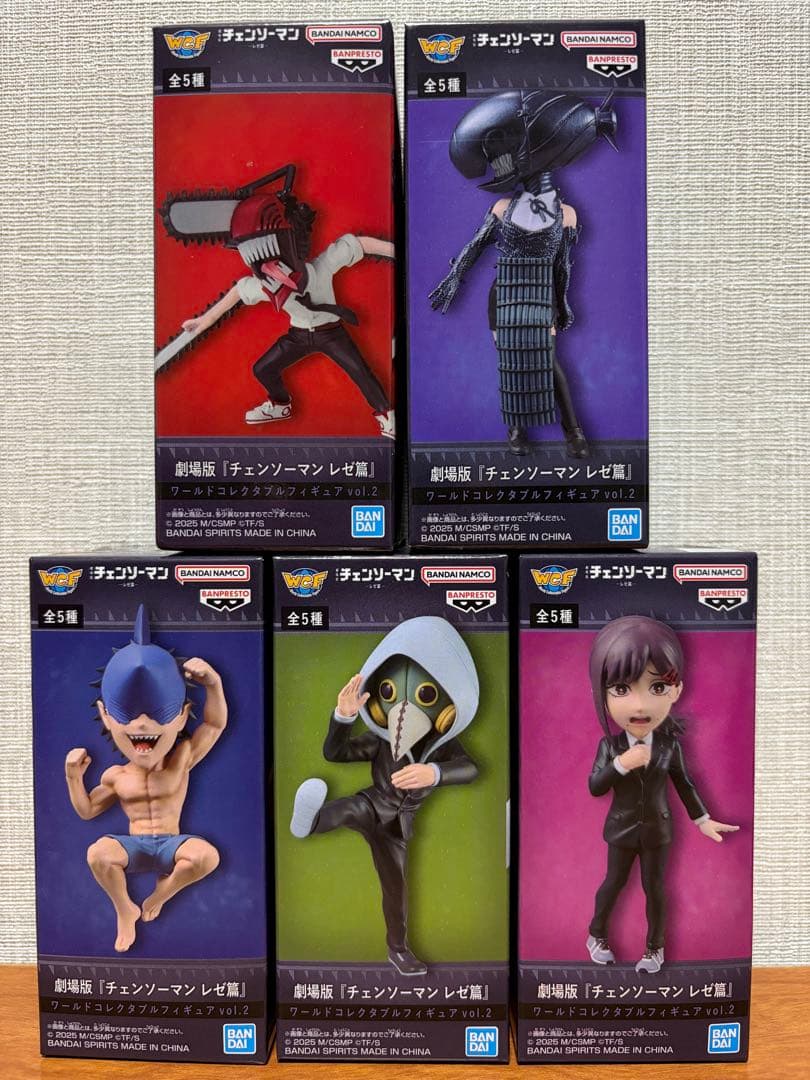 チェンソーマン フィギュア レゼ編 5体セット 新品未開封】5体セット