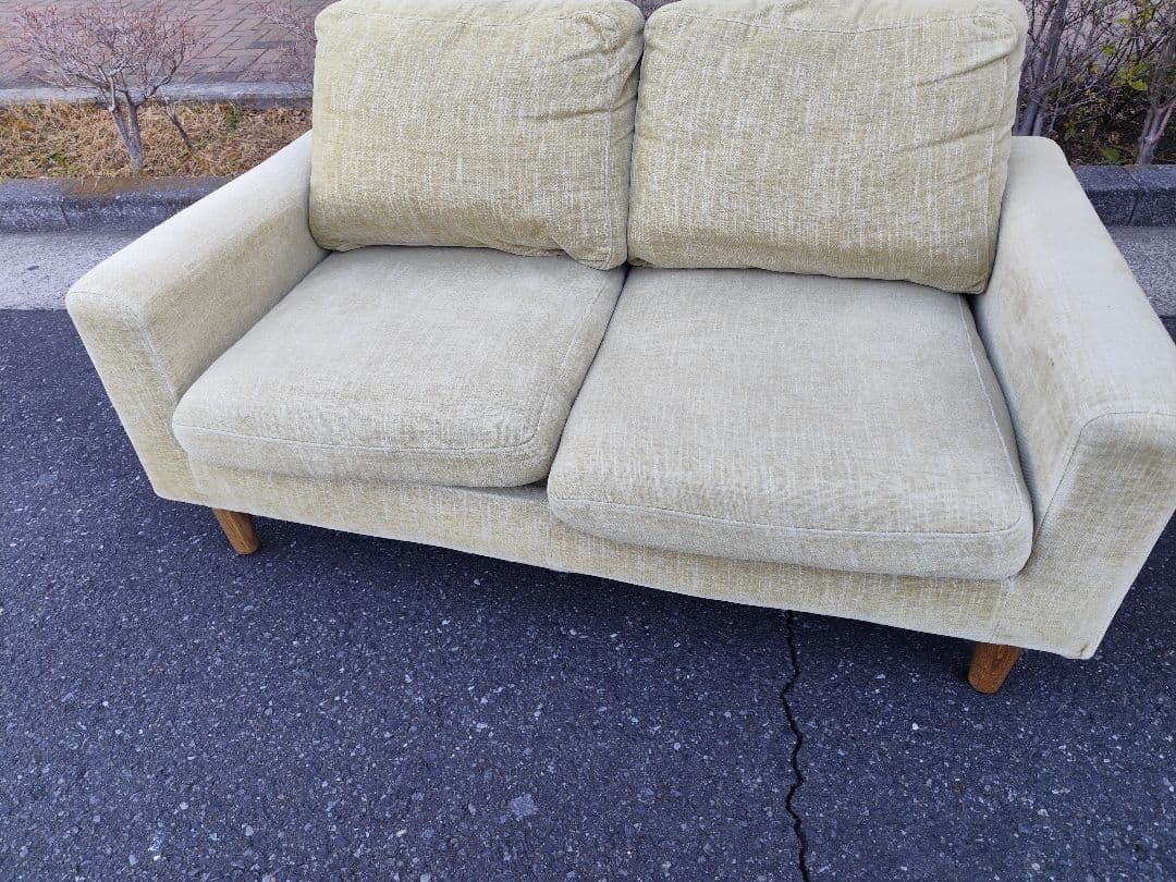 【関東限定】関家具 2人掛けソファ 北欧風 ライトグリーン 136cm 関東限定】関家具 2人掛けソファ 北欧風 ライトグリーン 136cm - メルカリ