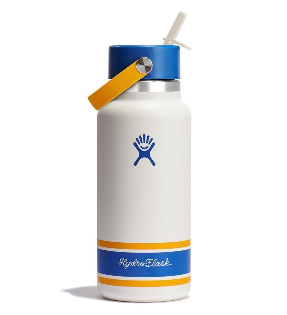 限定品 ハイドロフラスク 32oz ストロー付水筒 キャンパスアイボリー HYDRO FLASK（ハイドロフラスク） 【限定モデル】ハイドロフラスク