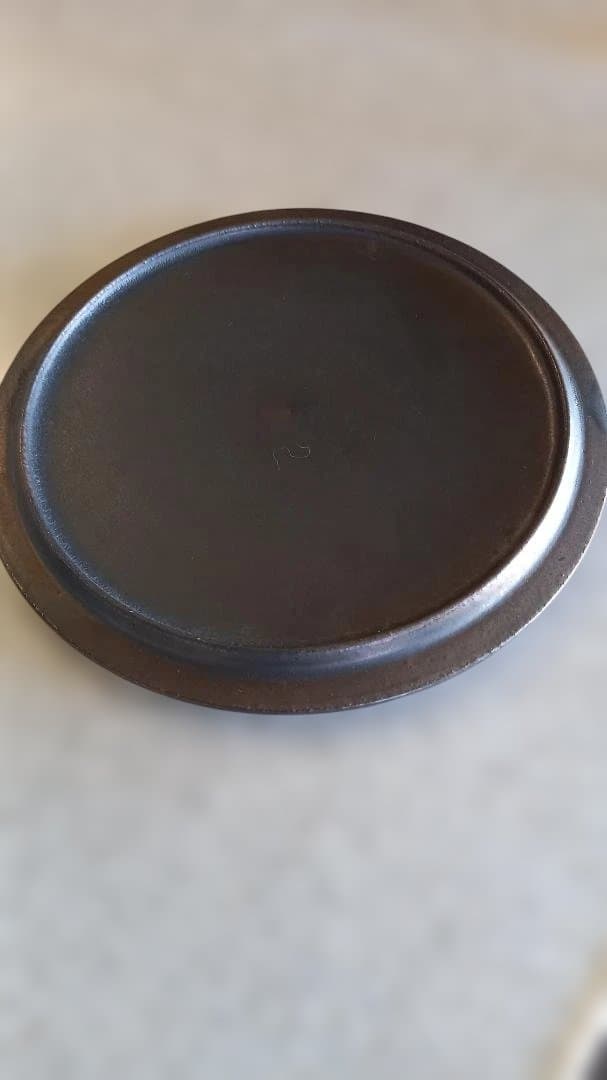 笠間 作家 船串篤司 リム皿 22cm