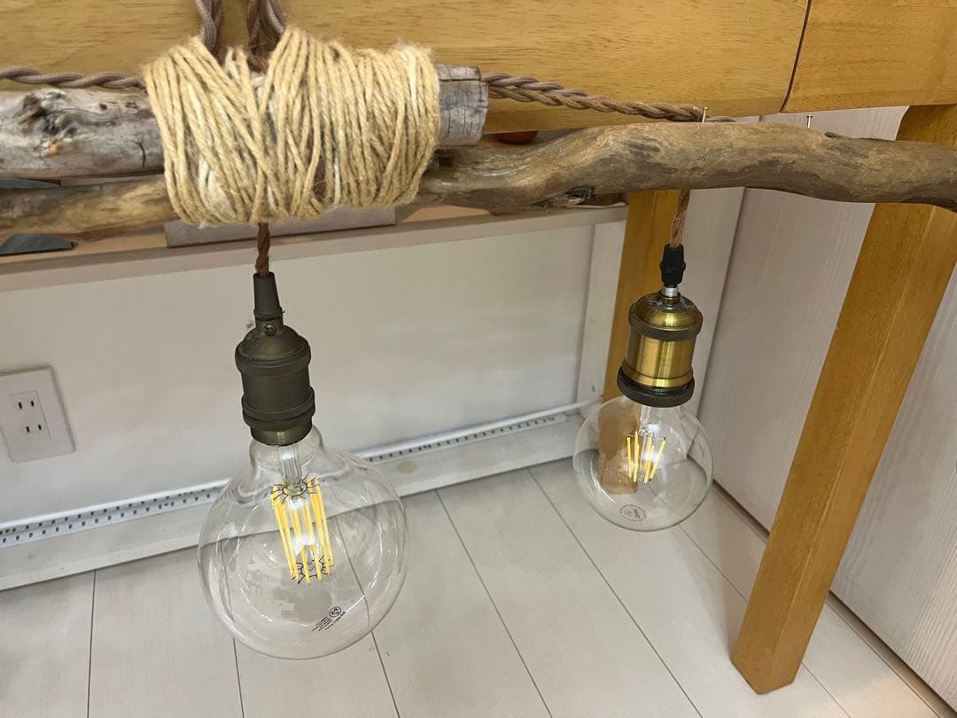 新品 通販家具・インテリア - ハンドメイド 流木 5灯シーリングライト