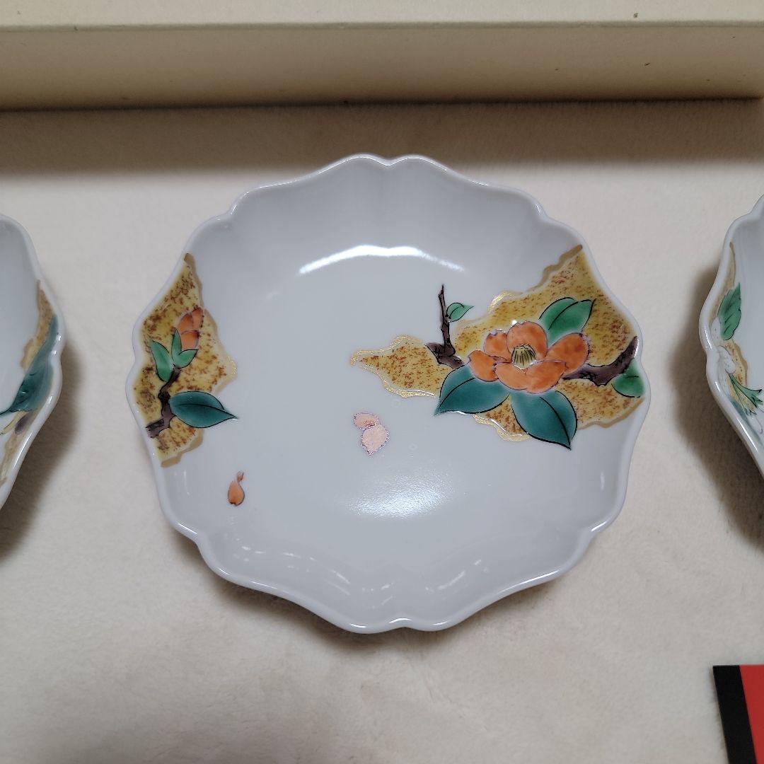 新品未使用 九谷焼 宮本晄 四季の花 4号皿揃 お祝い お正月 - メルカリ