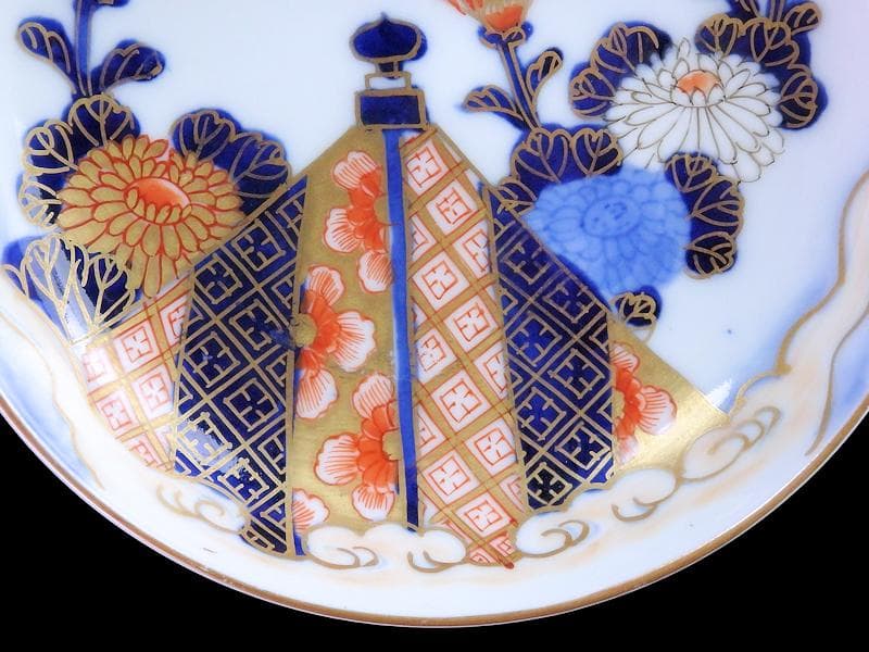 古伊万里 色絵 蝶に菊の図 4寸皿 5枚 C109AS-DAe - メルカリ