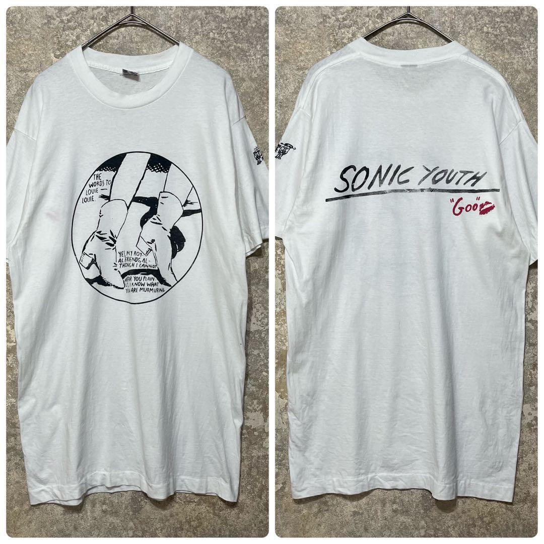 USA製 SONIC YOUTH ソニックユース 半袖 Tシャツ SONIC YOUTH ソニックユース Tシャツ USA製 ブラック Lサイズ sonic y