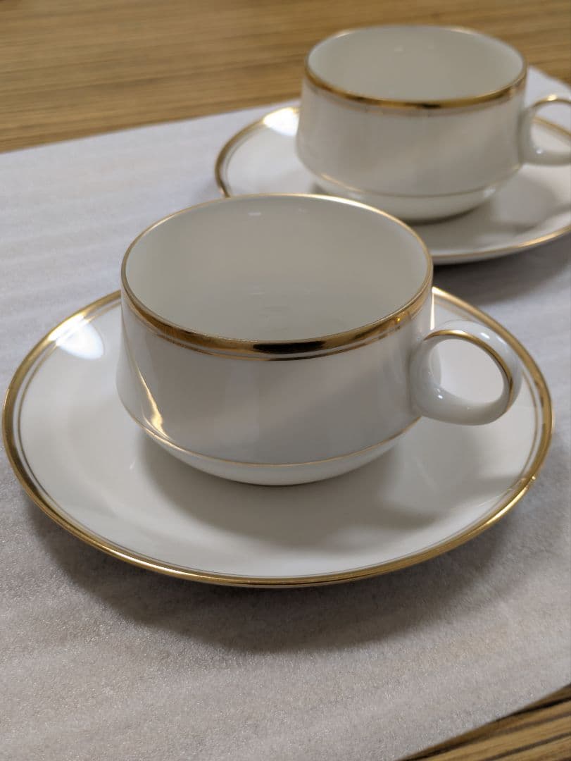 ノリタケnoritake LINTON リントン カップソーサーセット 2セット