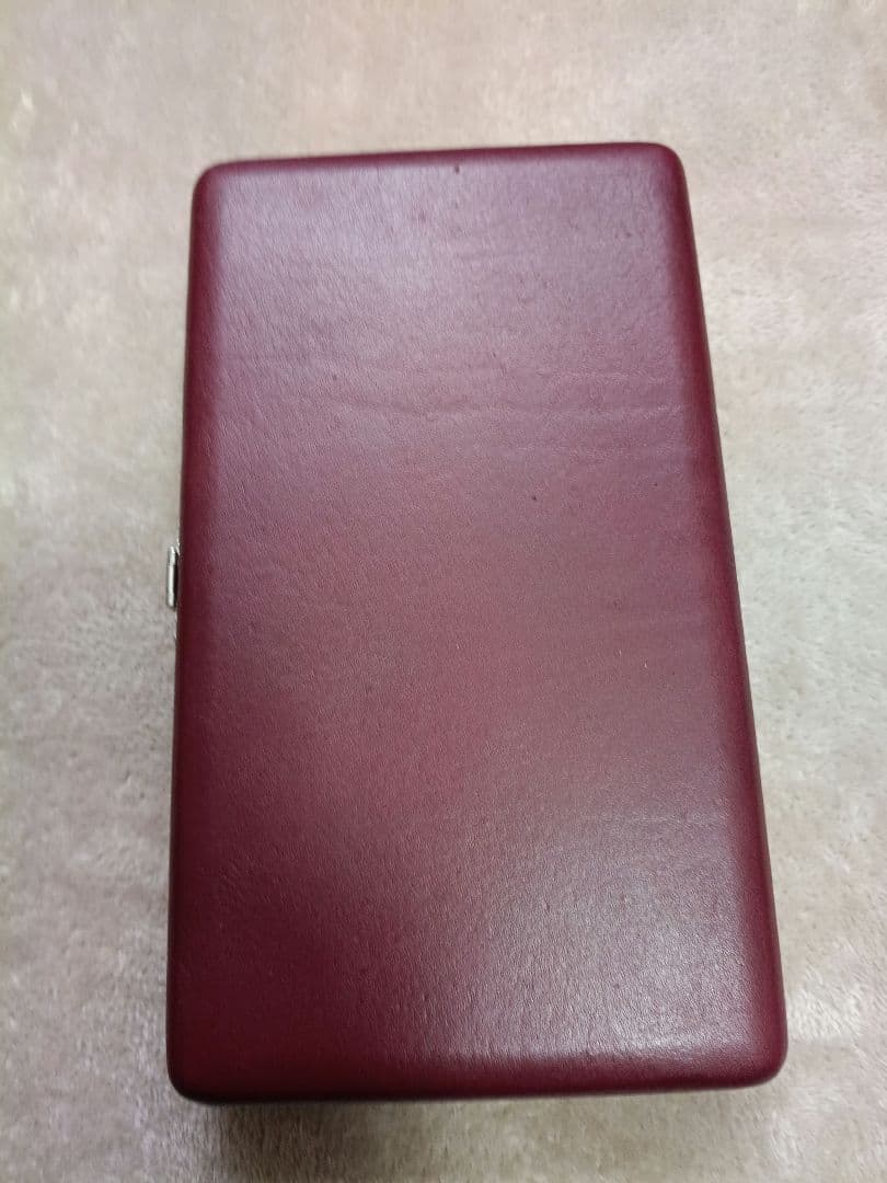 新品】三味線 バチケース 撥入れ 赤 小豆色 合皮 - メルカリ
