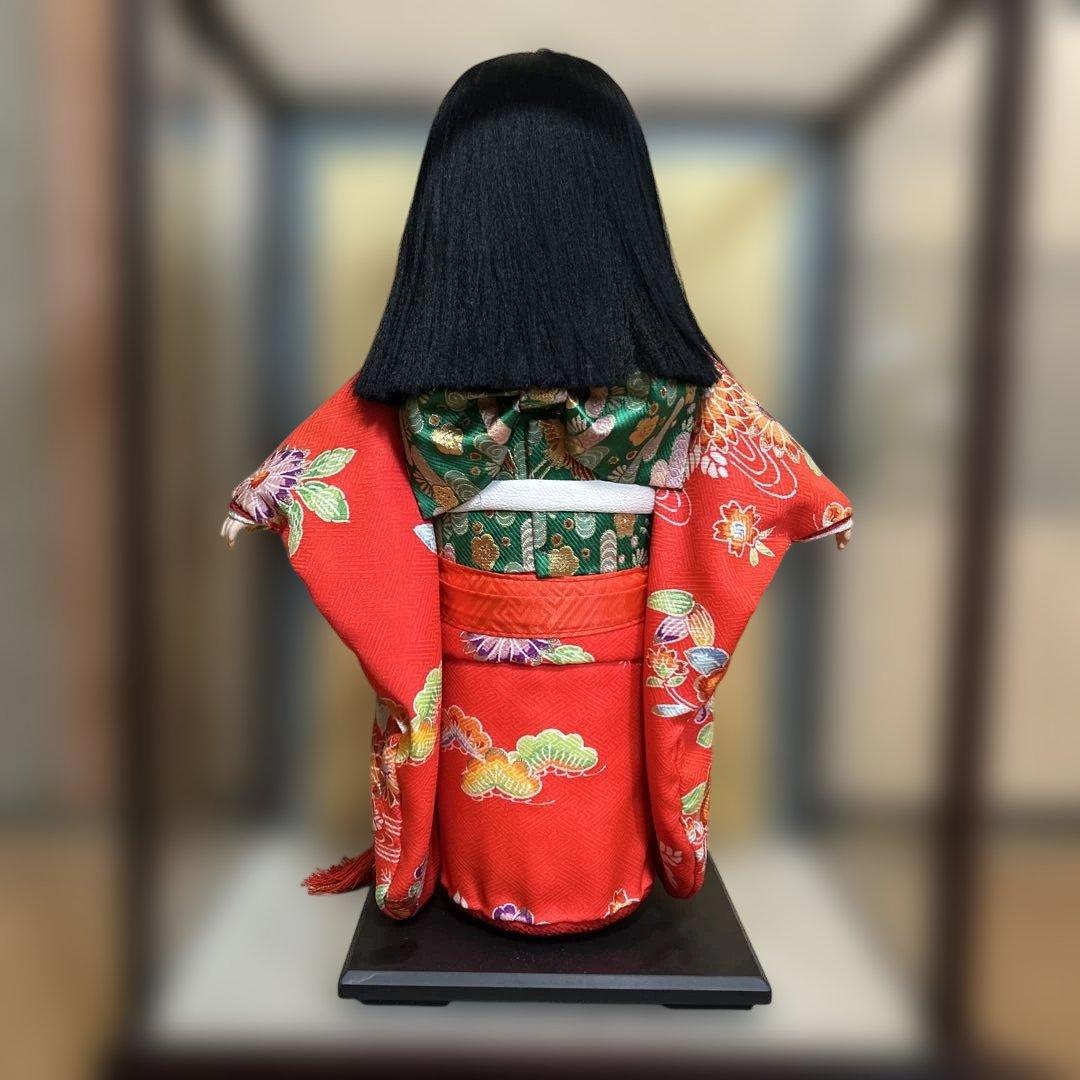 市松人形 赤い着物緑の帯 人形のみ - メルカリ