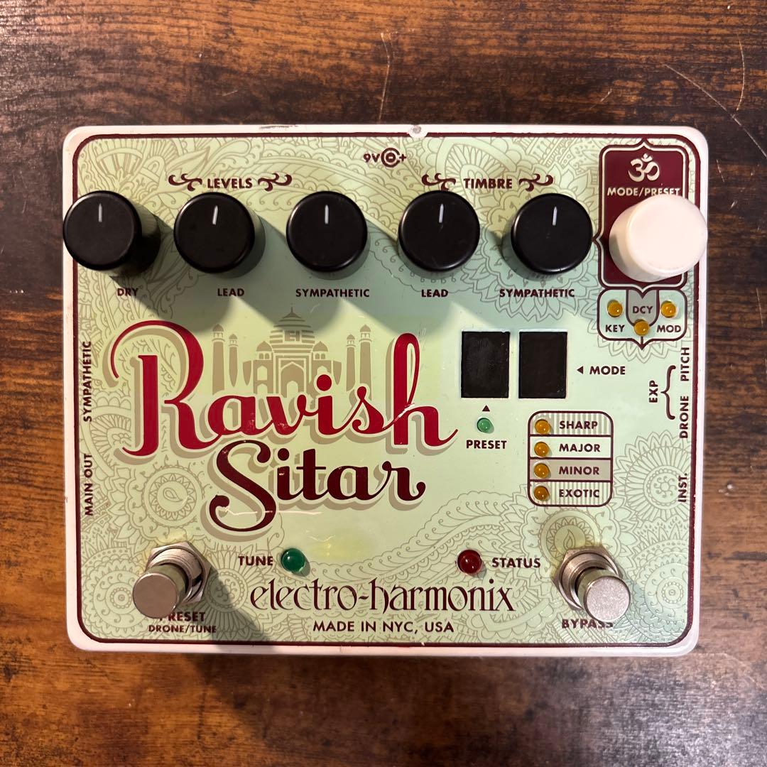 ギター xxx70 electro harmonix ravish sitar Amazon.com: Electro-Harmonix Ravish Sitar Emulator Pedal : Musical