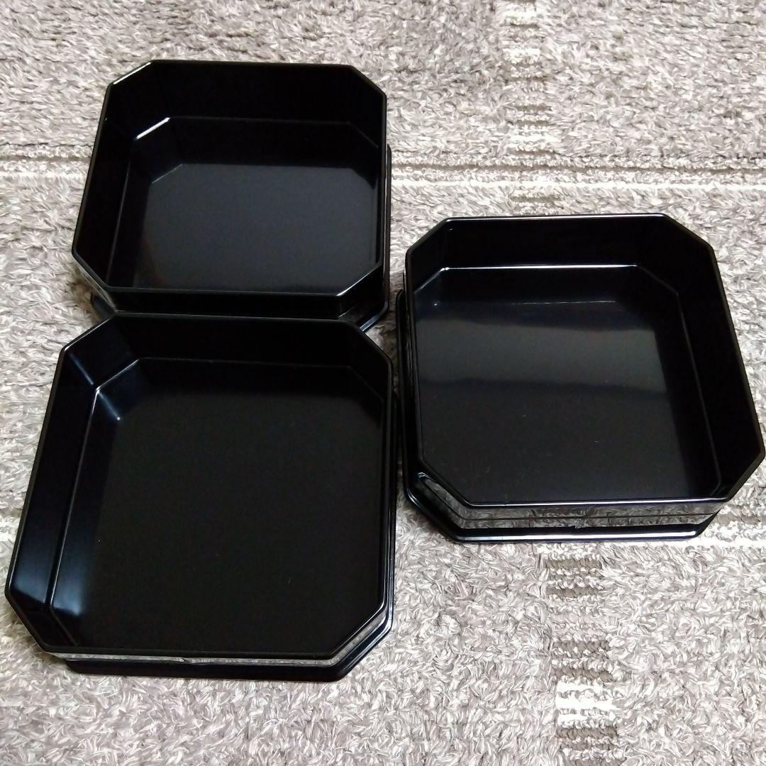 懐石道具 黒 真塗 5段 縁高重 菓子器 茶道具 紙箱 - メルカリ