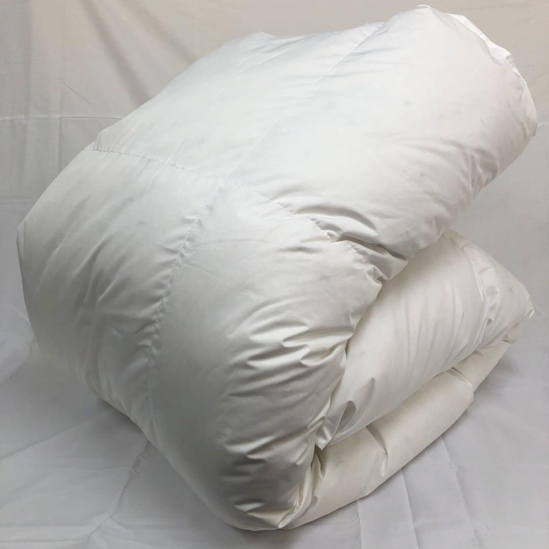 羽毛布団 ダブル ニューゴールド 白 日本製 190×210cm 特別価格 WH