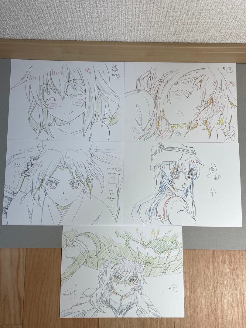 艦これ 特典 非売品 原画イラストカード 24枚セット - メルカリ
