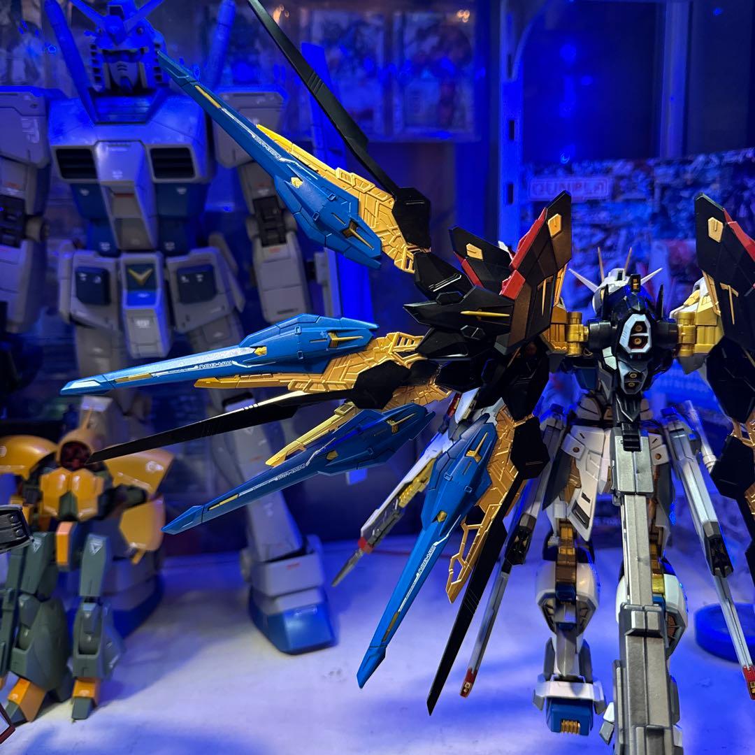 MGEX ストライクフリーダム 塗装完成品 ガンダムseed destiny - メルカリ