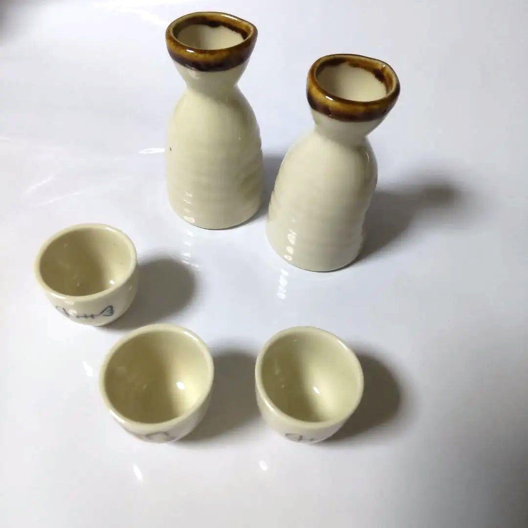猫 ミニ徳利（とっくり）おちょこセット5点【ヴィンテージ】 昭和