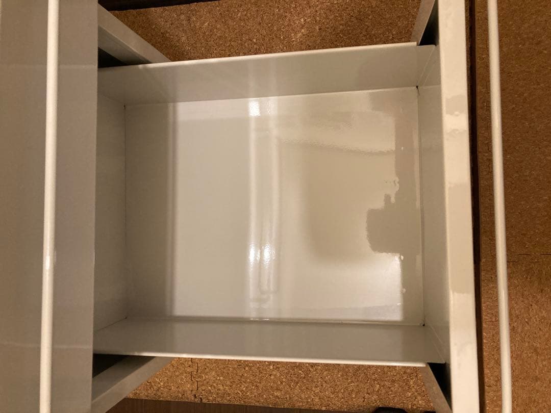 無印スチール製 そで机