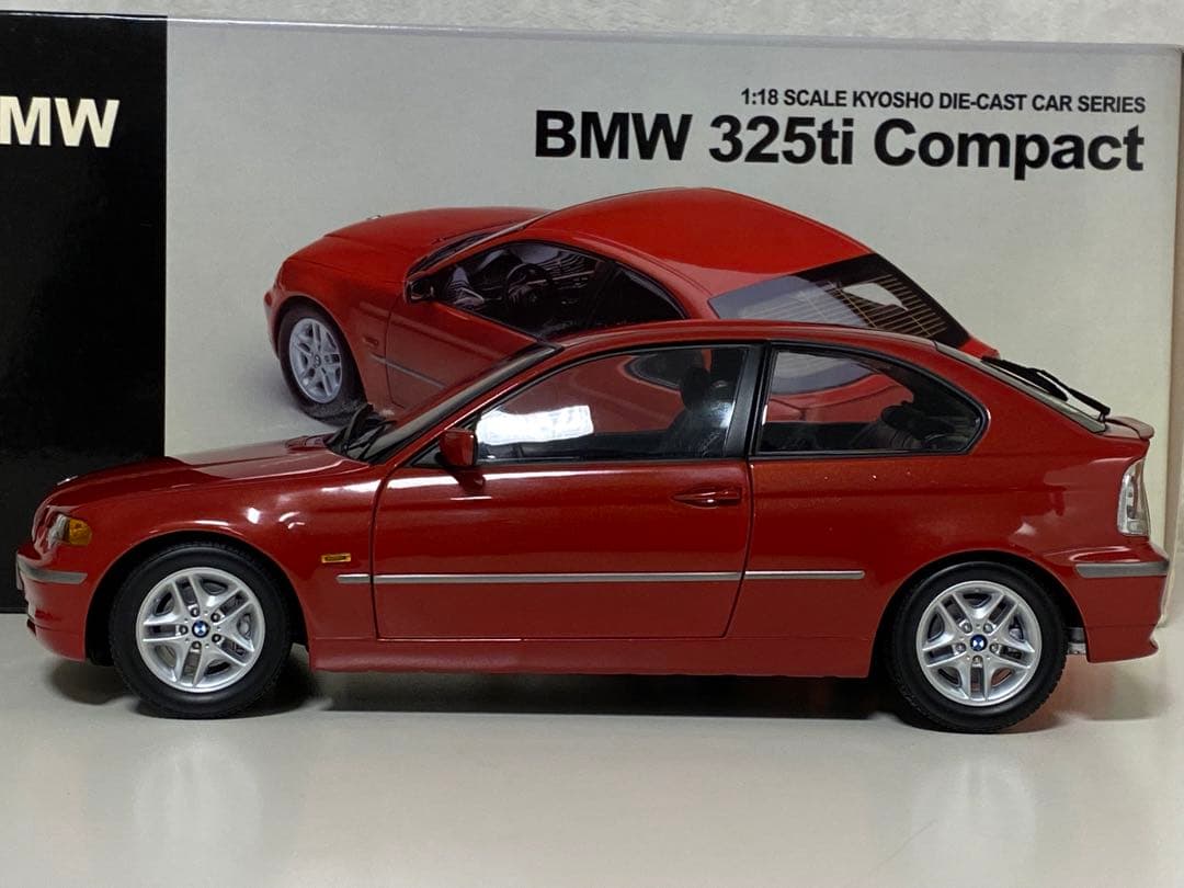 京商 1/18 BMW 325ti Conpact コンパクト (レッド) - メルカリ