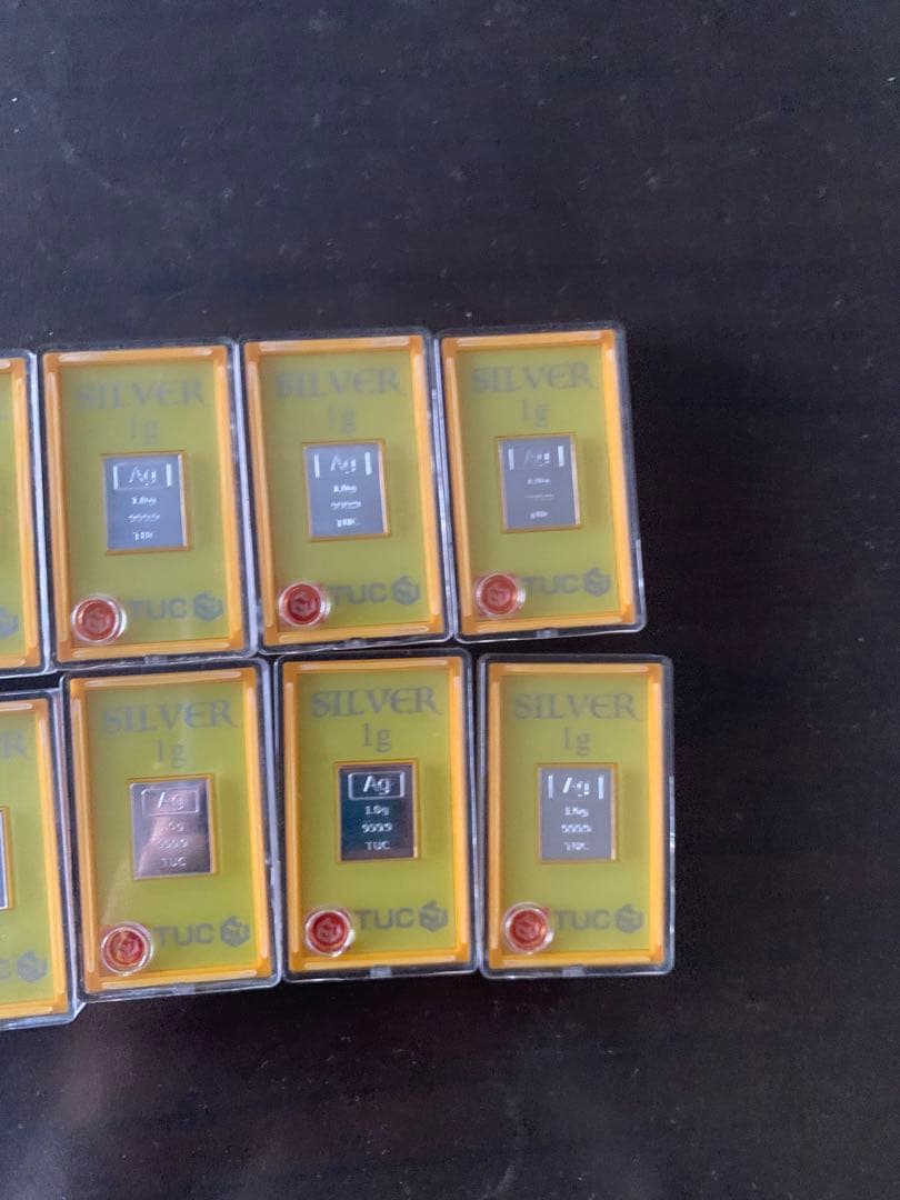 TUC 銀 1g バー 10個セット - メルカリ