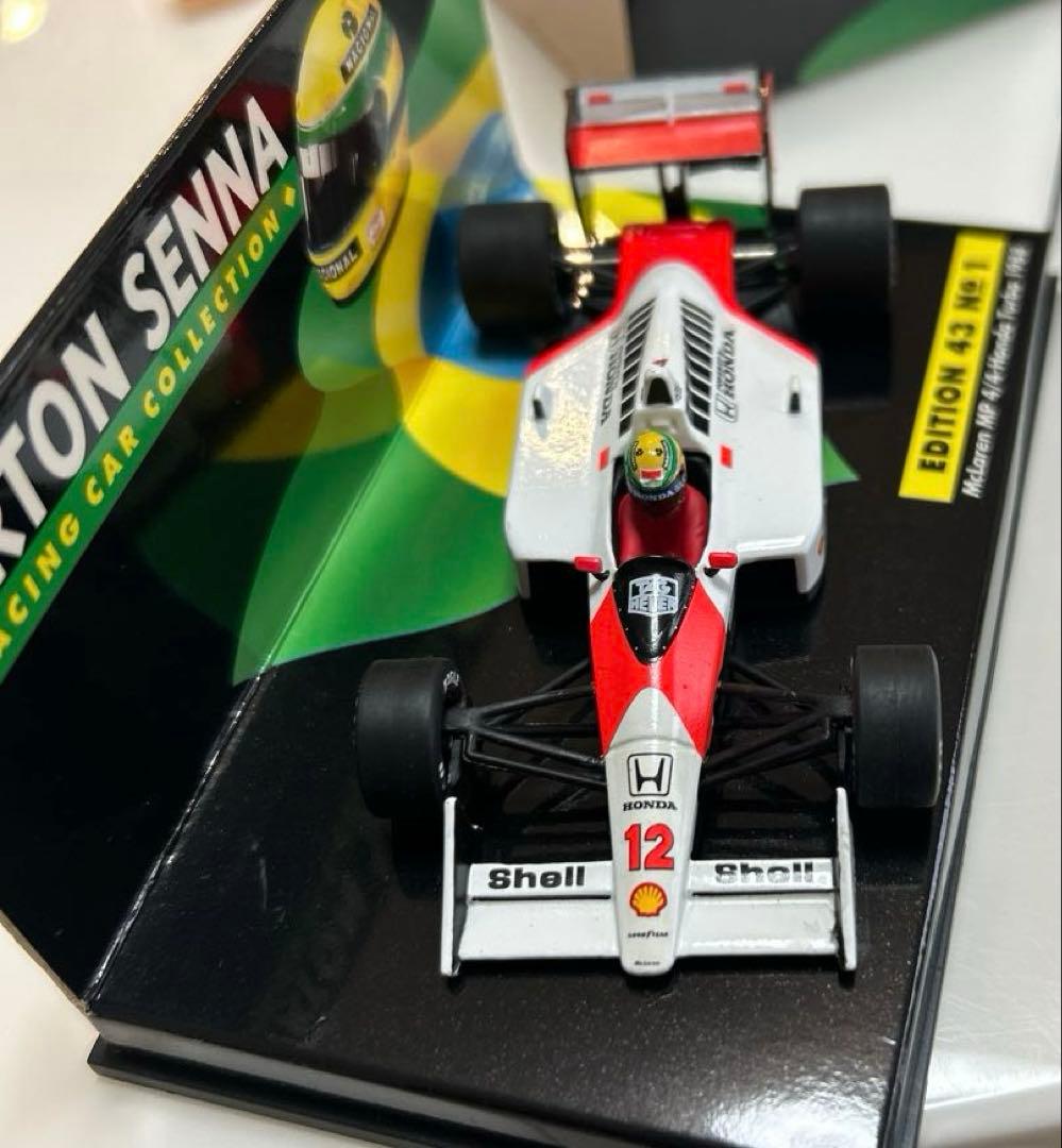 希少ミニチャンプス F1 マクラーレンホンダ MP4/4 A.セナ マルボロ仕様