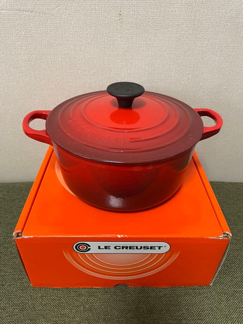 ルクルーゼ 18cm チェリーレッド - メルカリ