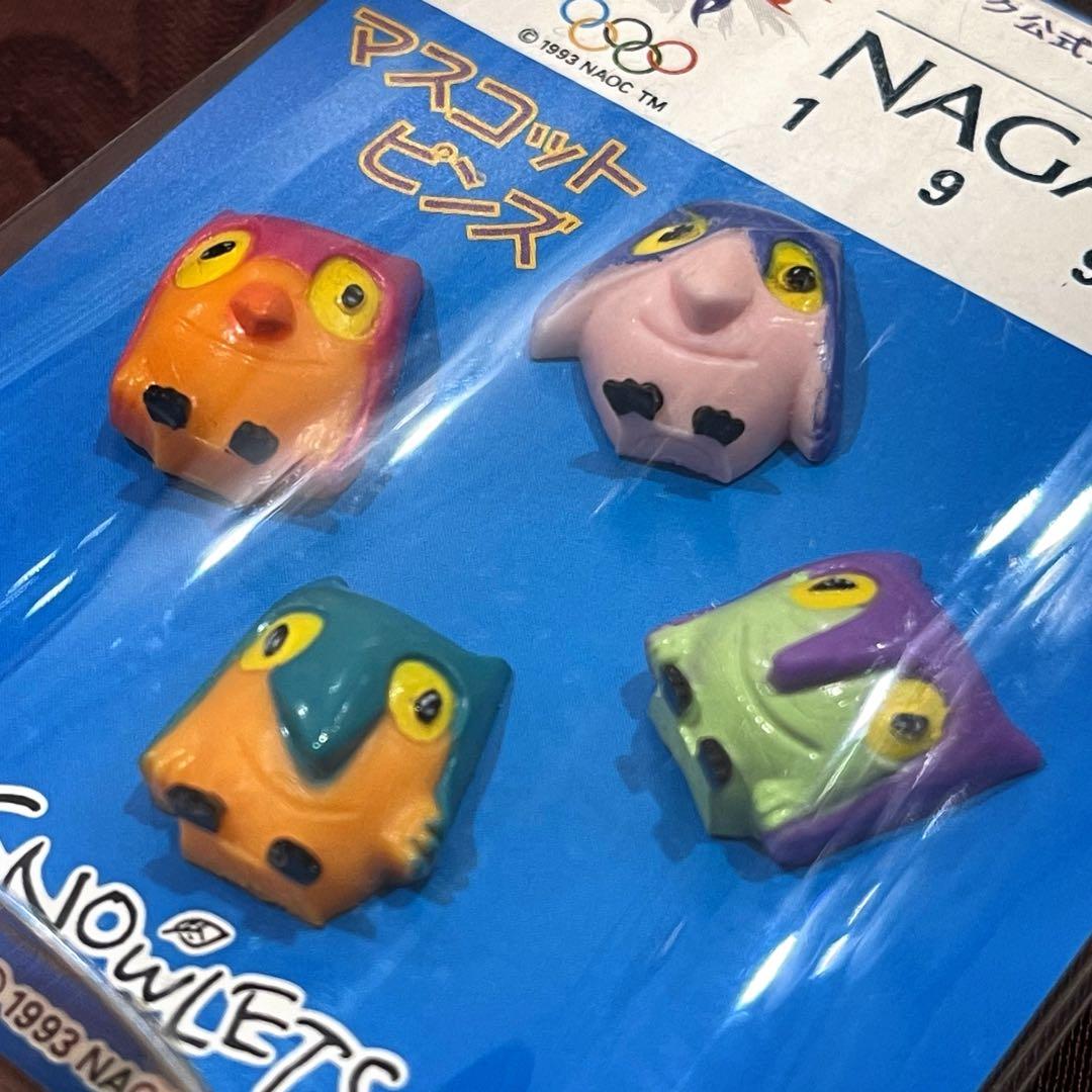 レア【新品】長野オリンピック マスコット スノーレッツピンズ 4個