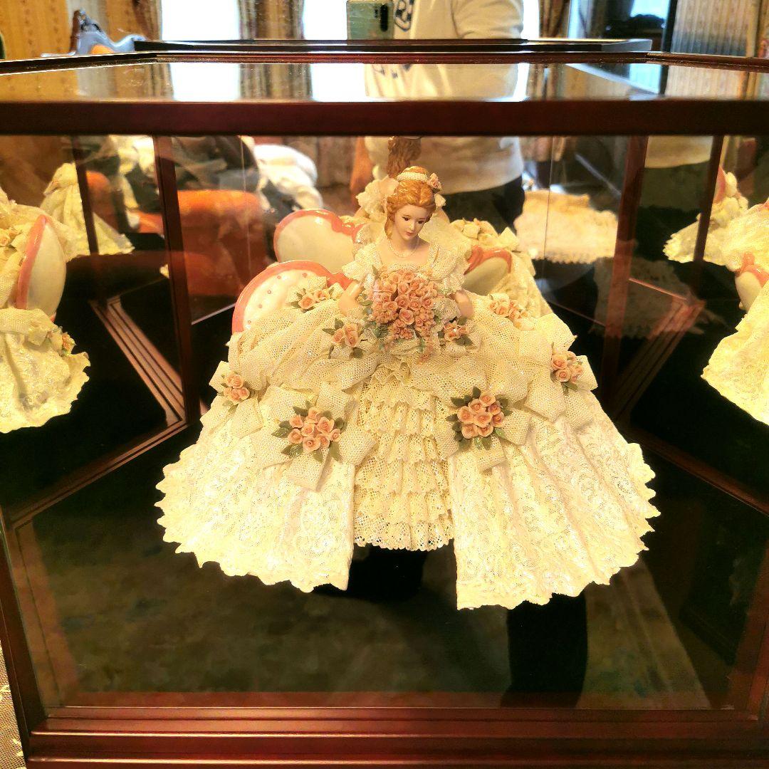 レースドール　アート　工芸品　骨董品　インテリア　シンデレラ 優美なレースドール アイリッシュドレスデン | 絵画高額査定はアート