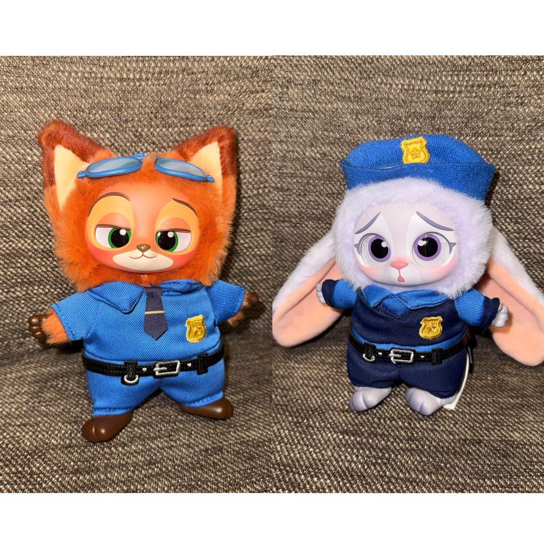 MINISO ディズニー ズートピア マスコット ジュディ ニック 警官 2点