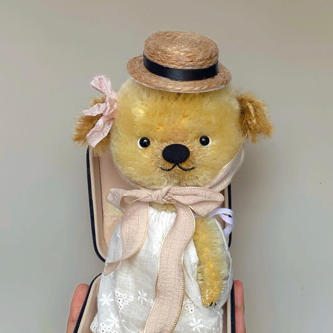 妹ワンワン ぬいぐるみ アーティストベア 海外作家様 ハンドメイド