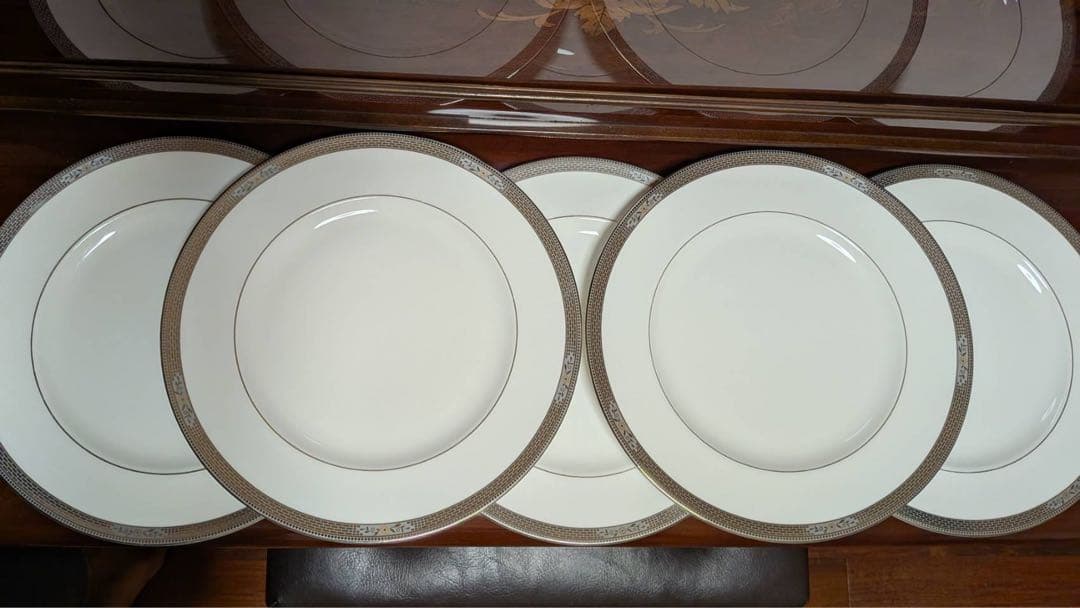  Millennium MARCASITE大皿 5枚セット プレート 16cm S エッジライン 陶器 食器 同色5枚セット （ 食洗機対応