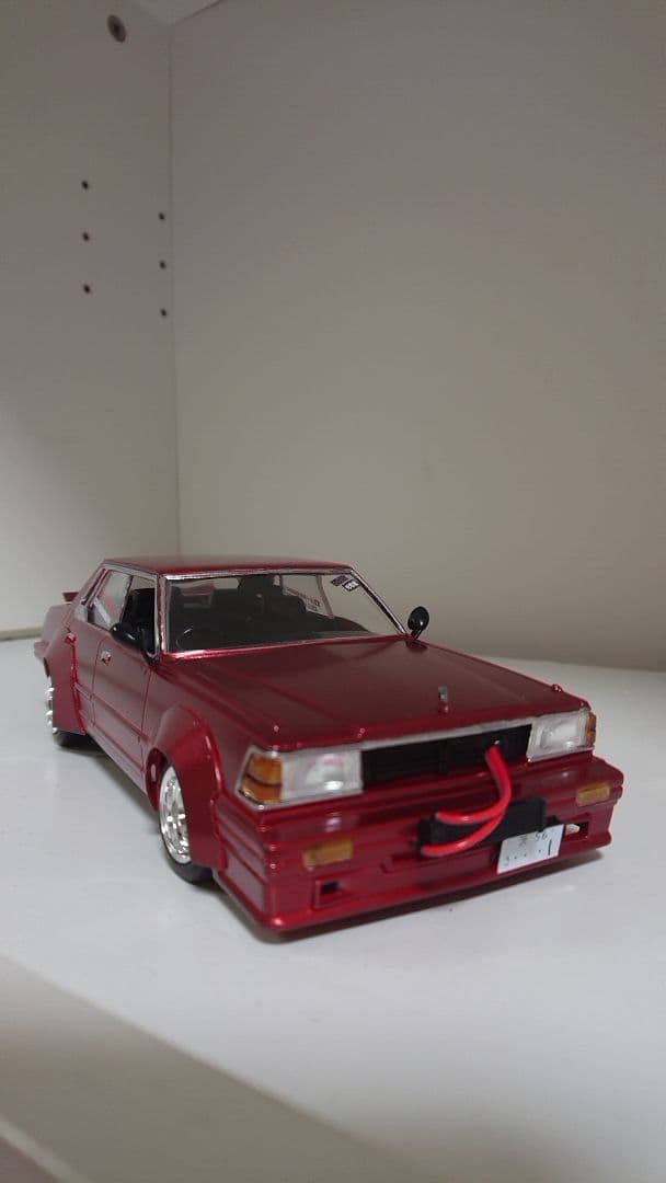 アオシマ1/24プラモデル完成品もっとグラチャン430セドリック改造車