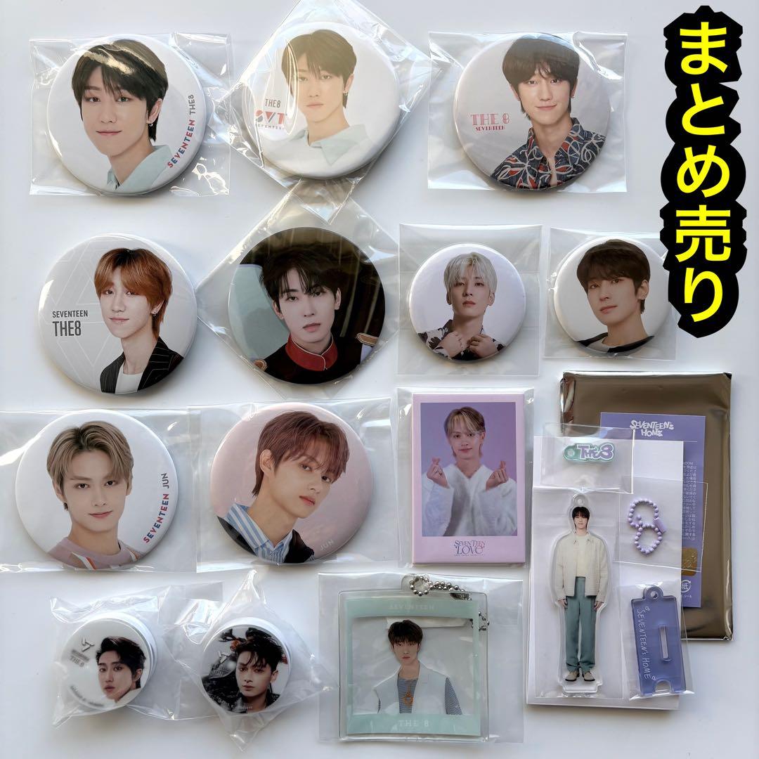 seventeen 缶バッジ ミンハオ ジュン ウォヌ ウジ ホシ anan - メルカリ