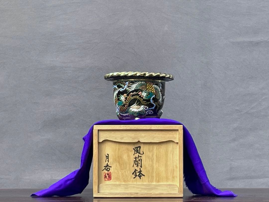 三河盆栽　月香　蘭鉢 盆栽小鉢：月香 長方鉢 14.7cm【現】 | 盆栽鉢・水盤,現代小鉢,その他