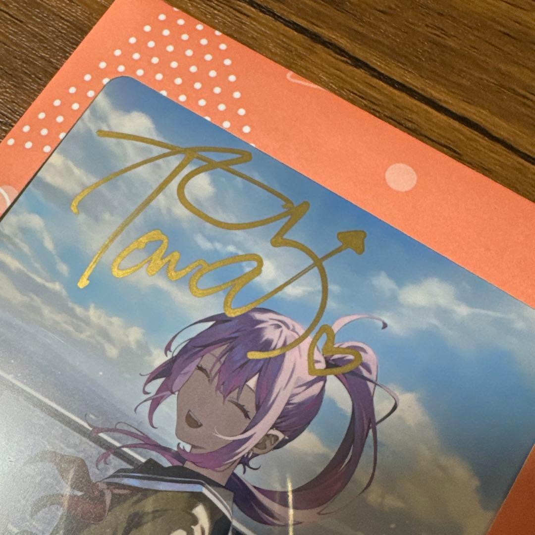 新品未開封】常闇トワ 活動3周年記念 直筆サイン入りポストカード