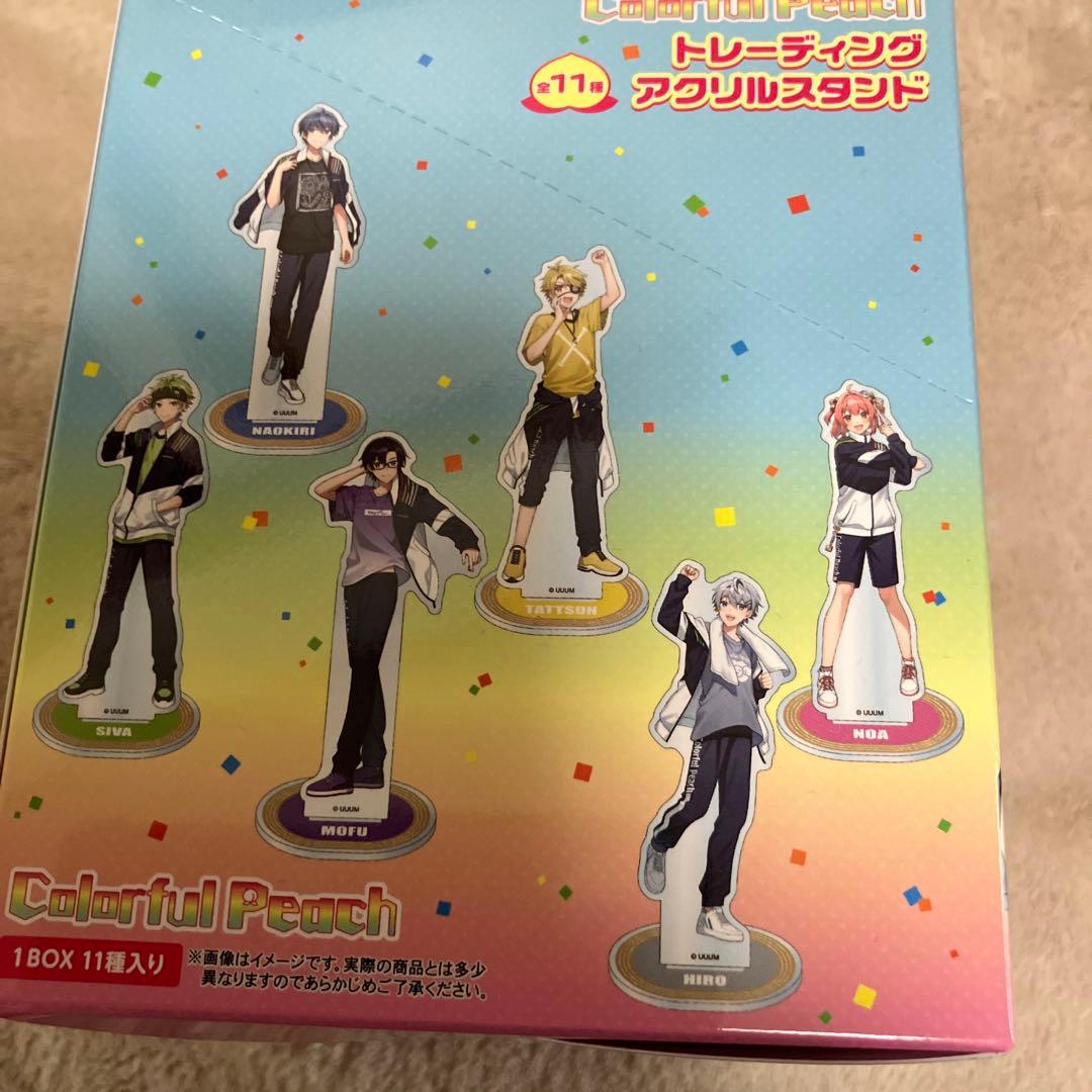 カラフルピーチ セブンコラボ アクスタ 缶バッジ BOXセット - メルカリ