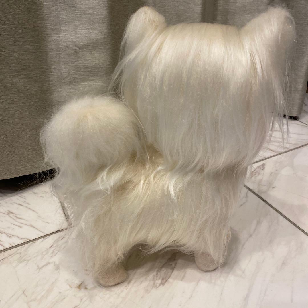 昭和レトロ 当時もの スピッツ？ポメラニアン？ 犬のぬいぐるみ - メルカリ
