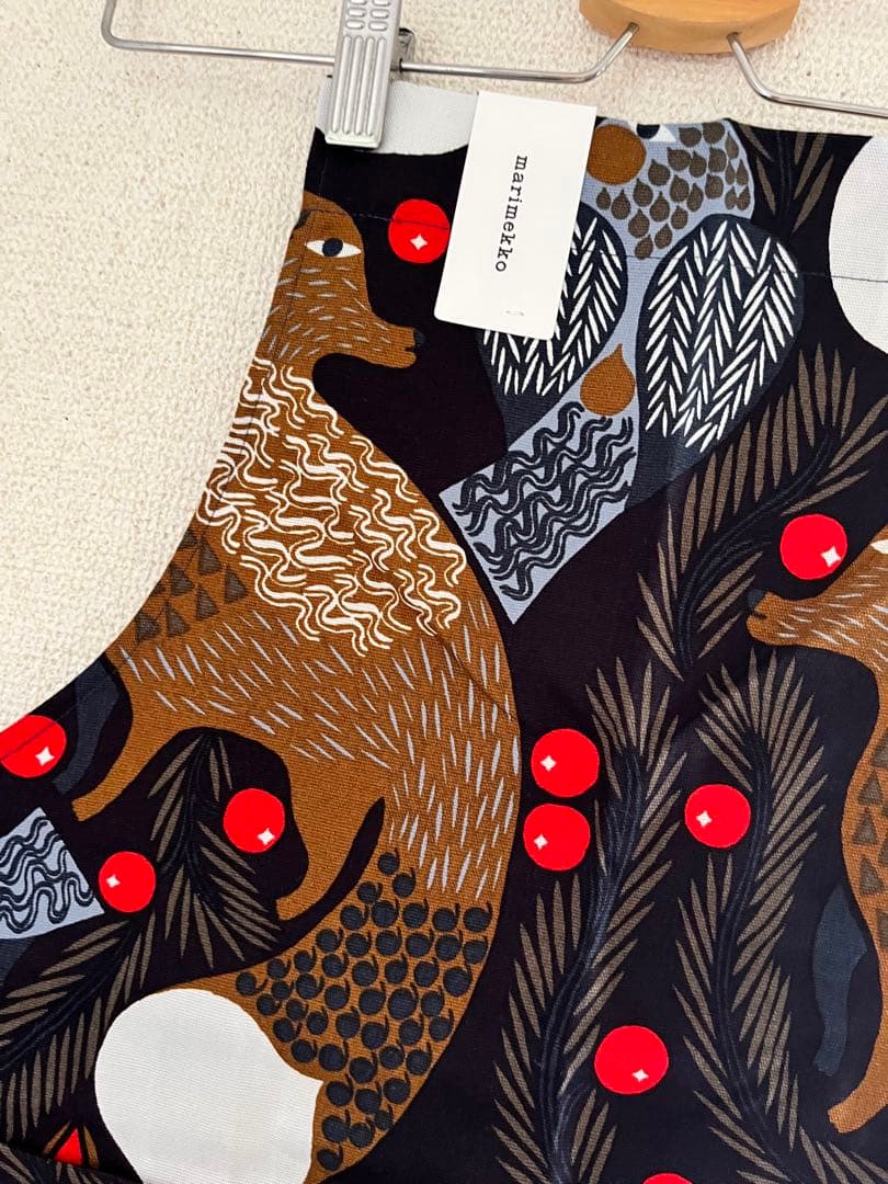 ◎新品未使用◎廃盤品 マリメッコ marimekko エプロン ケトゥンマルヤ