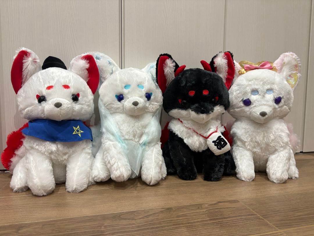 ちょコンと九尾さま ウルトラBIG ぬいぐるみ 妖怪変化 4種
