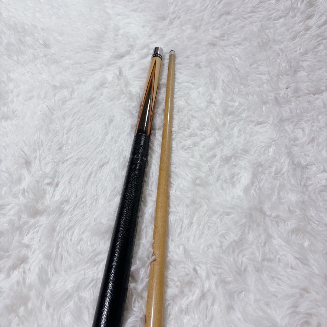 ヴィンテージ品 石垣キュー 2ピース ビリヤードキュー 革巻き/ハード