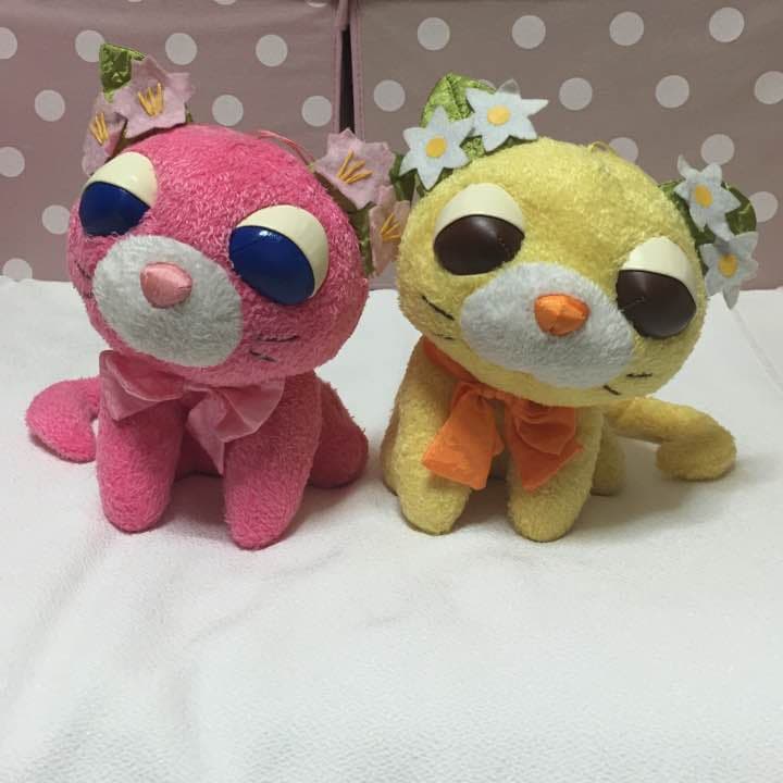 SEGA TOYS ぬいぐるみ お茶猫 セット（さくら茶猫とジャスミン茶猫