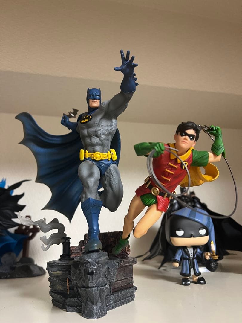 バットマン ロビン スタチュー フィギュア アメコミ アメリカン・コミック バットマン ロビン フィギュア | アンティーク