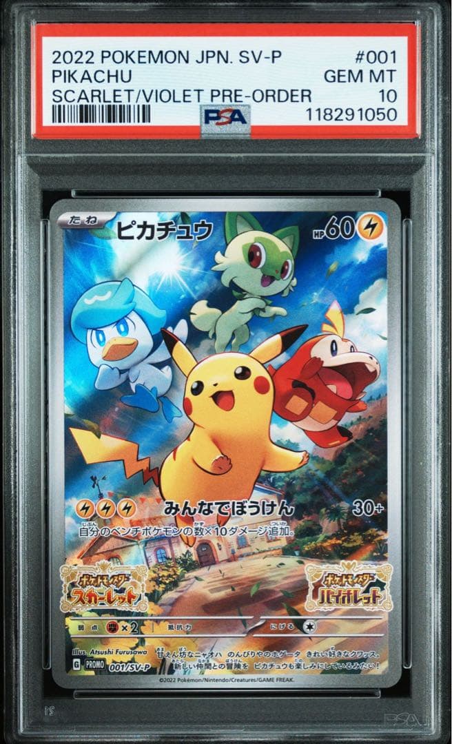 ピカチュウ みんなでぼうけん psa10