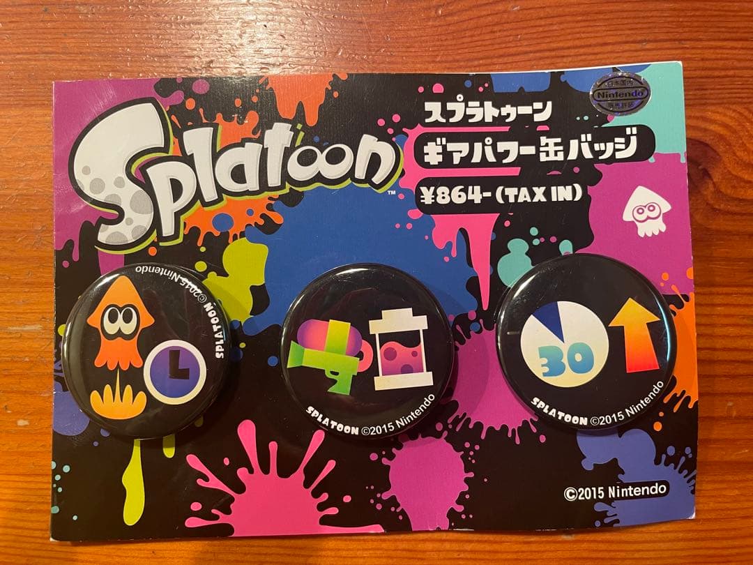 レア？！スプラトゥーン⭐︎ギアパワー缶バッジ 3種 - メルカリ