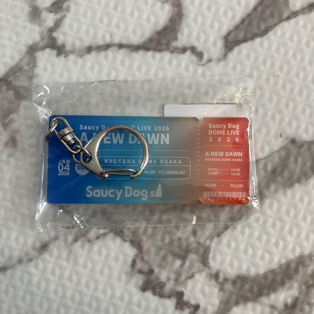 Saucy Dog キーホルダー 京セラドーム - メルカリ