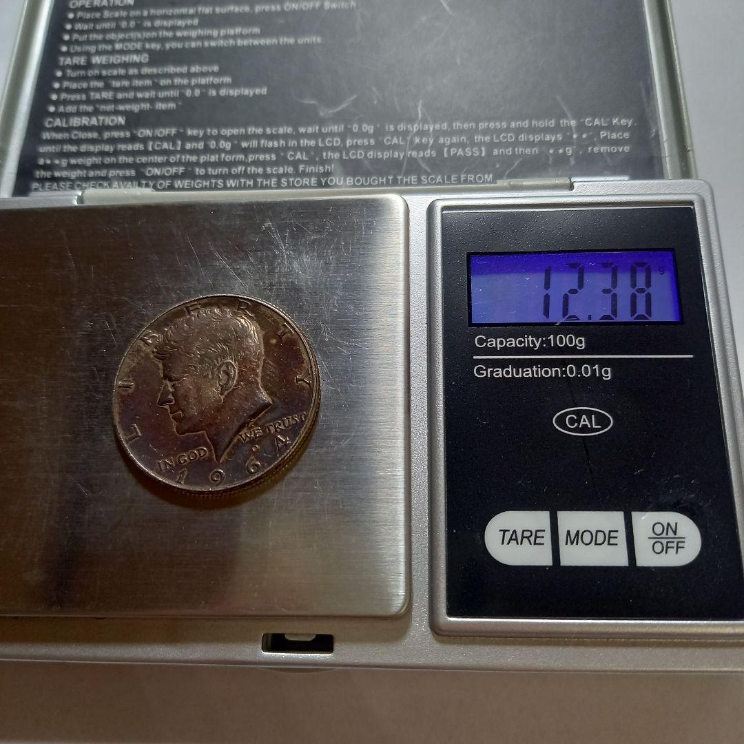 銀貨 1964年 ケネディハーフダラー×3枚まとめて　トーン色 銀貨 1964年 ケネディハーフダラー×3枚まとめて トーン色 - メルカリ
