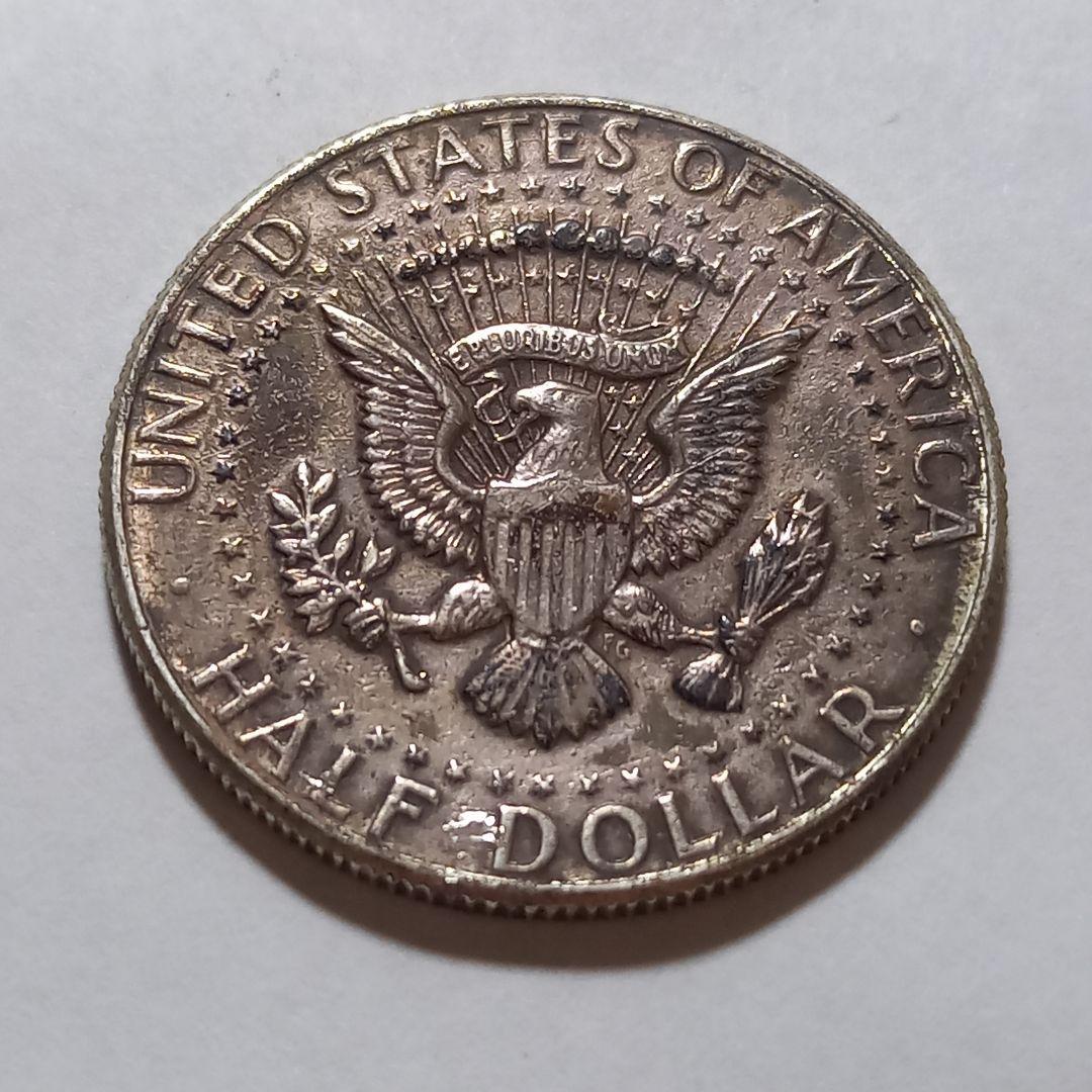 銀貨 1964年 ケネディハーフダラー×3枚まとめて トーン色 - メルカリ