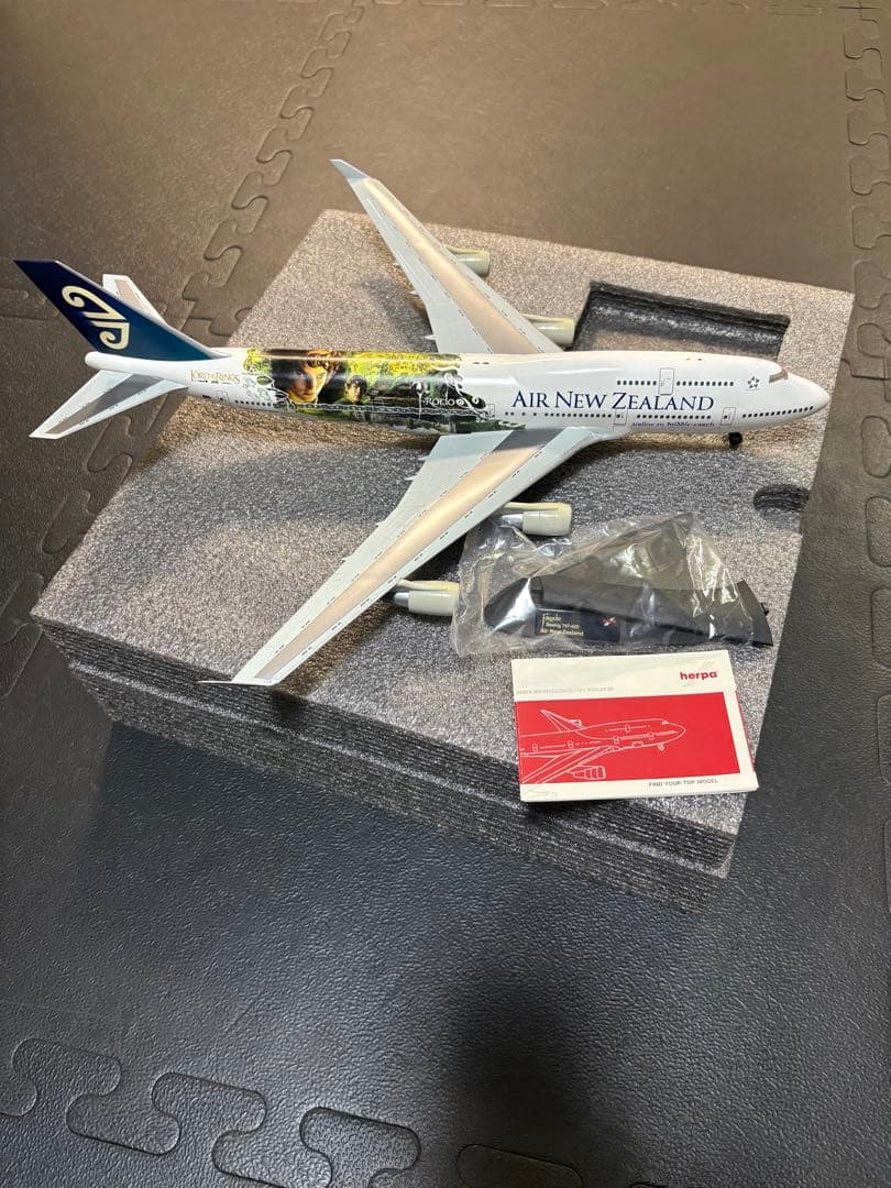 herpa1/200エアニュージーランドボーイング747ロード・オブ・ザ