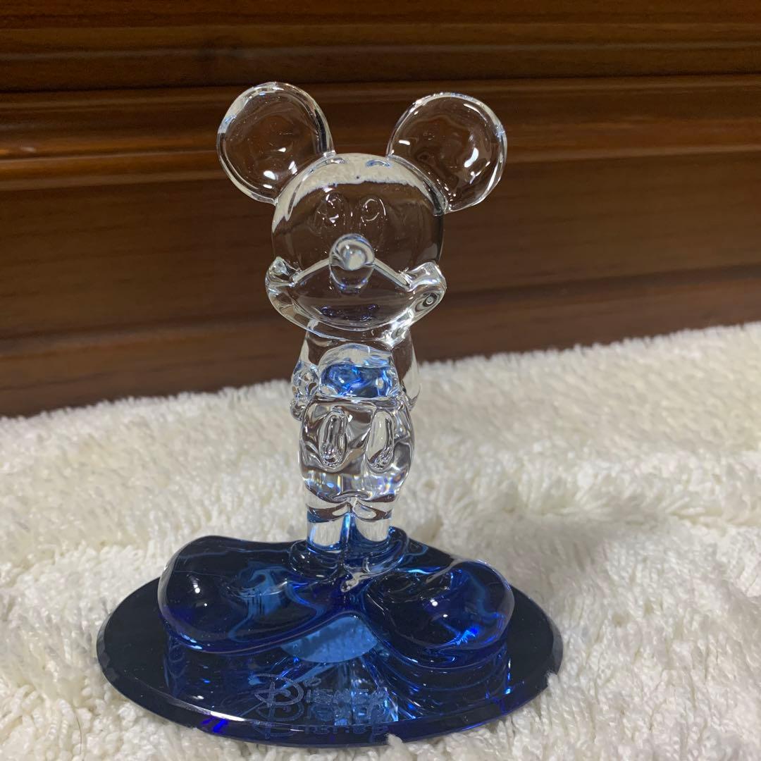 希少　ディズニーランド　ディズニー　ガラス細工　置物　フィギュア　ミッキー　レア 希少 ディズニーランド ディズニー ガラス細工 置物 フィギュア