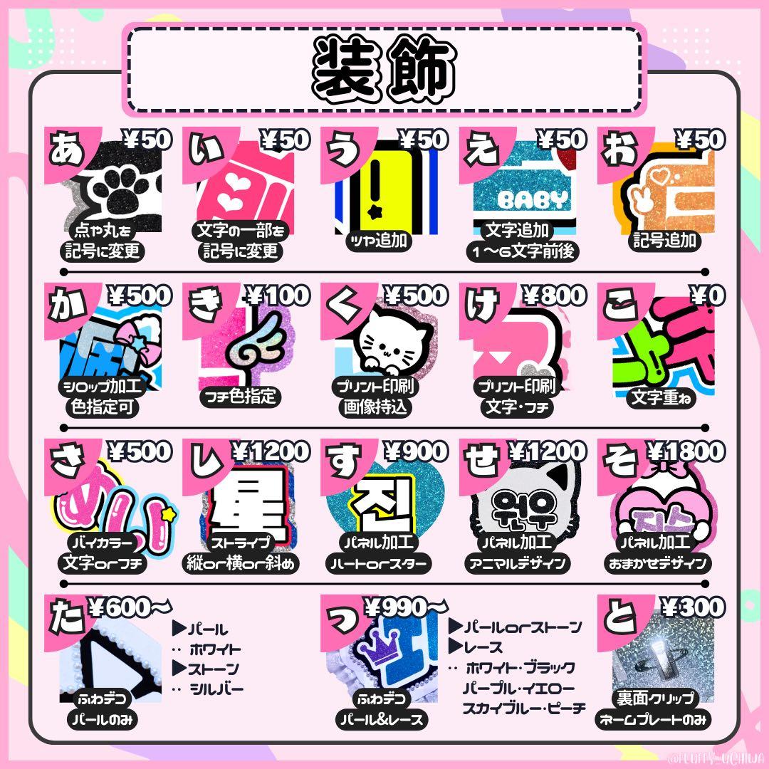 うちわ文字 オーダー 団扇文字 連結団扇 連結パネル ハングル ネーム